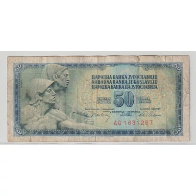 1968 – 50 dinara – Jugoszlávia