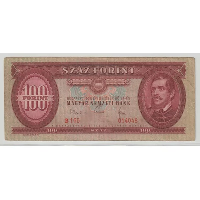 1968 100 forint bankjegy VF Numizmatika-bankjegyek
