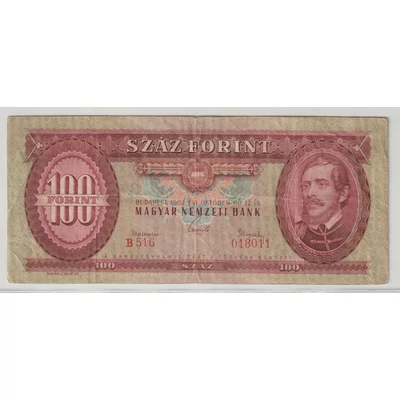 1962 100 forint bankjegy Numizmatika-bankjegyek