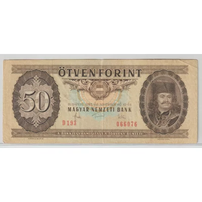 1983 50 Forint bankjegy