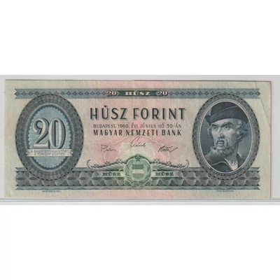 1969 20 Forint bankjegy