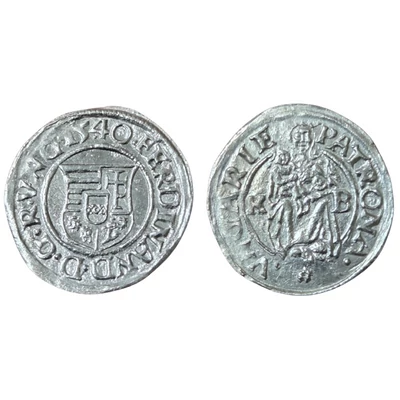 I. Ferdinánd ezüst dénár 1540 K–B – ÉH 745a