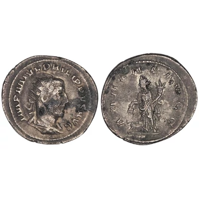 I. Philip Antoninianus, római ezüst érme – Kr.u. 244-247, RIC 29