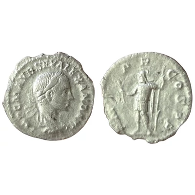 Severus Alexander Denarius, római ezüst érme – Kr.u. 222, RIC 7