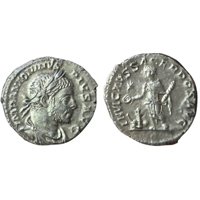 Elagabalus Denarius, római ezüst érme – Kr.u. 218-222, RIC 191