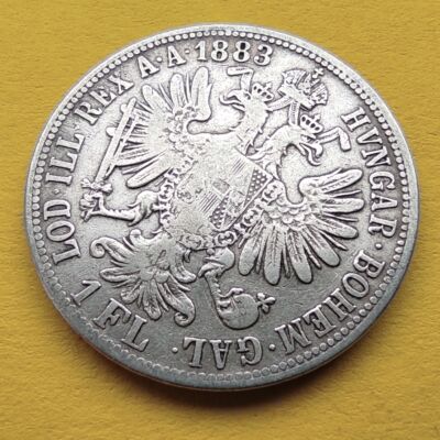 1883 1 Florin Ferencz József ezüst érme VF Numizmatika - Érmék, érme