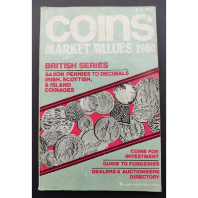 Érme piaci árak 1980 Angol nyelvű érme árkatalógus Numizmatika - gyűjtési kellékek