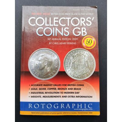 Collectors Coins GB Angol nyelvű érme katalógus 2009-es árakkal Numizmatika - gyűjtési kellékek