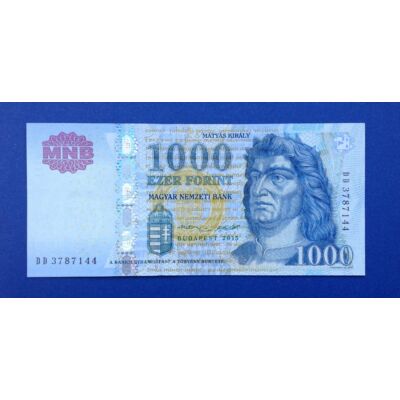 2015 1000 forint DD UNC bankjegy