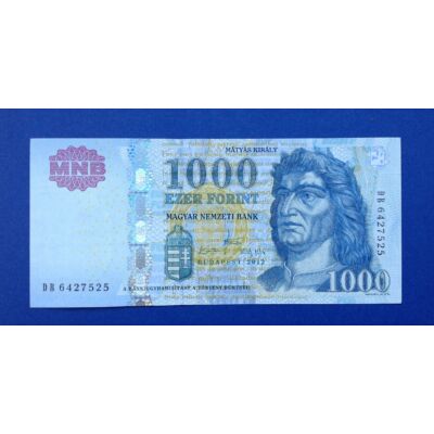 2012 1000 forint DB UNC bankjegy