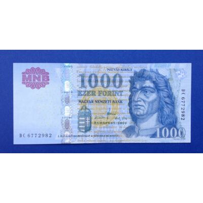2009 1000 forint DC UNC bankjegy Numizmatika-bankjegyek