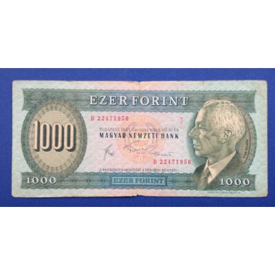 1983 1000 forint bankjegy November B sorozat előlap