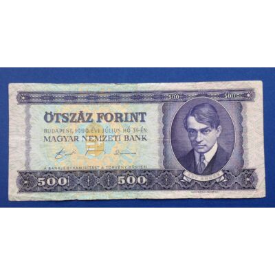1990 500 forint bankjegy alacsony sorszám