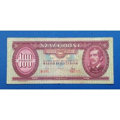 1968 100 forint bankjegy (Nagy aláírás) Numizmatika - bankjegyek