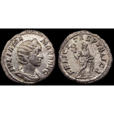 Iulia Mamaea denár római ezüst érme FELICITAS PUBLICA RIC: 335 (Ag) 2,50g