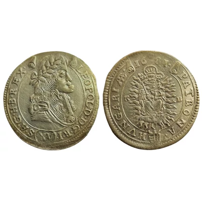 1681 15 Krajcár (XV Kreuzer) ezüst érme I  Lipót