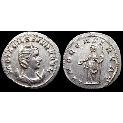 Otacilia Severa antoninianus római ezüst érme IVNO CONSERVAT RIC: 127
