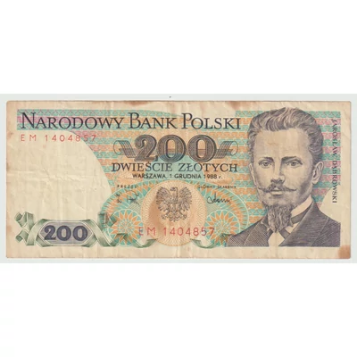 1988 200 Zloty bankjegy (Lengyelország)