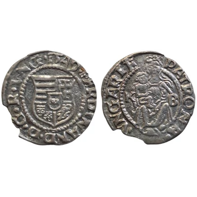 I. Ferdinánd ezüst dénár 1549 KB ÉH:745.a