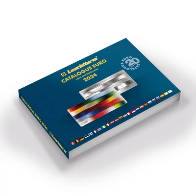 Leuchtturm Euro érme- és bankjegykatalógus 2024 angolul