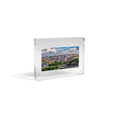 Leuchtturm Expressio 150 – Akril képkeret egy bankjegyhez vagy képeslaphoz (max. 150 × 100 mm)