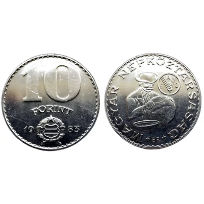 1983 10 Forint FAO sorozat tagja UNC érme