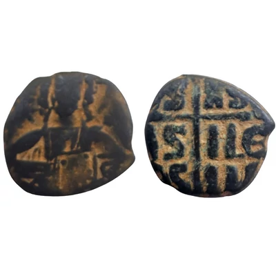 III. Romanus bizánci bronz érme Kr. u. 1028-1034. Follis Konstantinápoly SB 1823