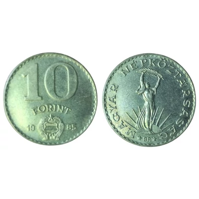 1985 10 Forint forgalmi érme