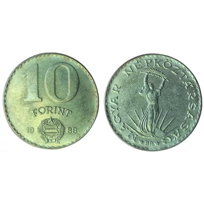 1988 10 Forint forgalmi érme