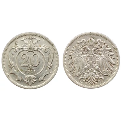 1911 10 Heller érme– Osztrák–Magyar Monarchia