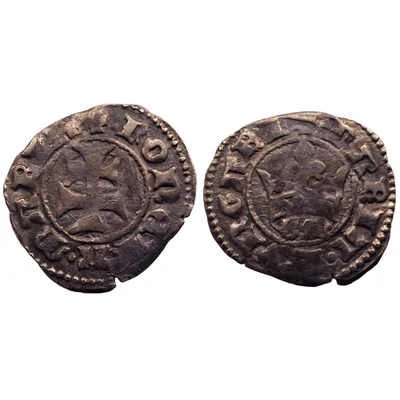 Anjou Mária (1382-1395) ezüst dénár érme ÉH: 443