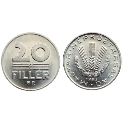 1983 Fao 20 Fillér UNC érme