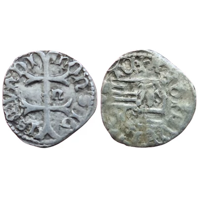 Luxemburgi Zsigmond (1387-1437) ezüst dénár érme  ÉH: 449