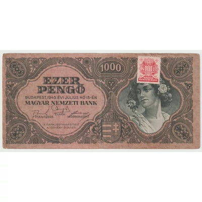 1945 1000 Pengő bankjegy 