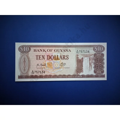 2016 Guyana 100 dollar UNC bankjegy. Sorszámkövető is lehet! Numizmatika - bankjegyek
