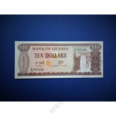 2016 Guyana 100 dollar UNC bankjegy. Sorszámkövető is lehet! Numizmatika - bankjegyek