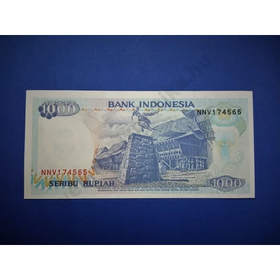 1992 Indonézia 1000 Rupiah UNC bankjegy. Sorszámkövető is lehet! Numizmatika - bankjegyek