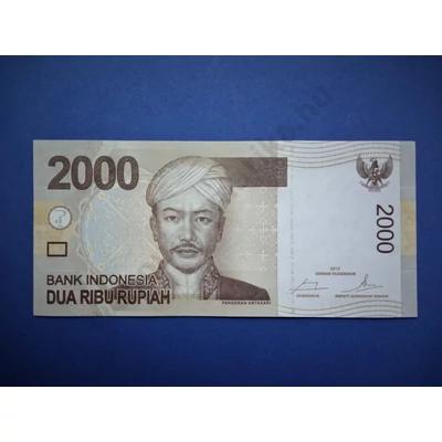 2015 Indonézia 2000 rupiah UNC bankjegy. Sorszámkövető is lehet! Numizmatika - bankjegyek