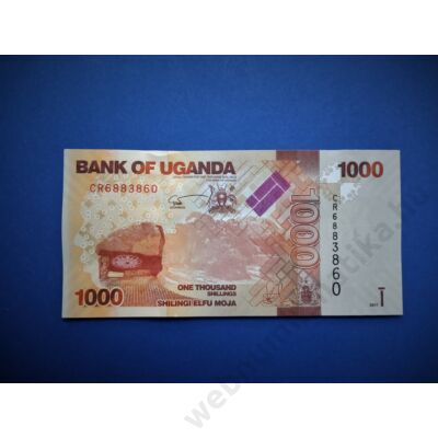 2017 Uganda 1000 Shillings UNC bankjegy. Sorszámkövető is lehet! Numizmatika - bankjegyek