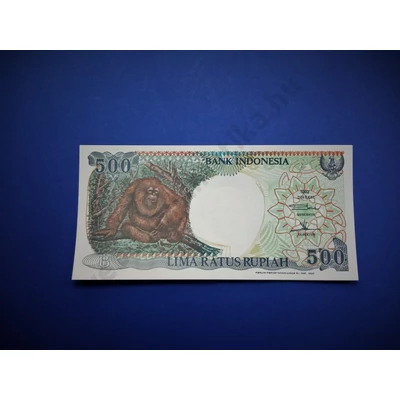 1992 Indonézia 500 Rupiah UNC bankjegy. Sorszámkövető is lehet! Numizmatika - bankjegyek