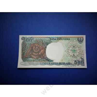 1992 Indonézia 500 Rupiah UNC bankjegy. Sorszámkövető is lehet! Numizmatika - bankjegyek