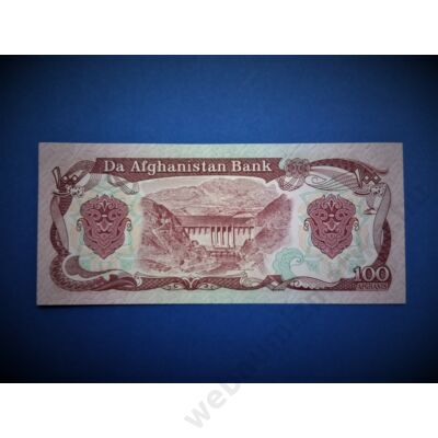 1991 Afganisztán 100 Afghanis UNC bankjegy. Sorszámkövető is lehet! Numizmatika - bankjegyek