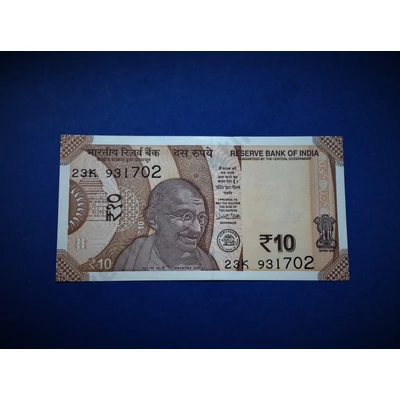 2018 India 10 Rupees(Rúpia) UNC bankjegy. Sorszámkövető is lehet! Numizmatika - bankjegyek