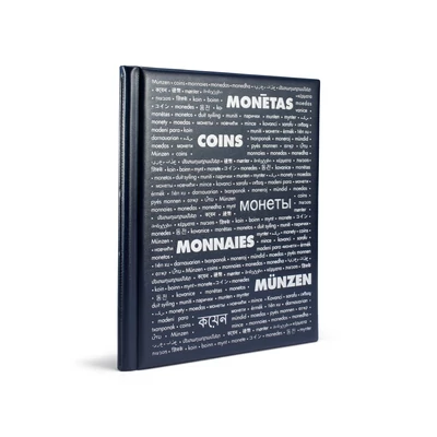 Leuchtturm Route Pocket Album – 200 db érmetartó keret számára, kék