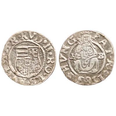 1583 Rudolf ezüst denár érme É.h. 811