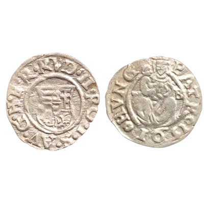 1591 Rudolf ezüst denár érme É.h. 811