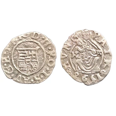 1598 Rudolf ezüst denár érme É.h. 811