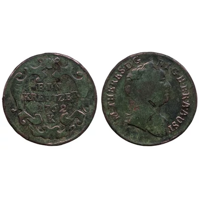 1762 1 Krajcár – Ein Kreutzer - Mária Terézia rézérme