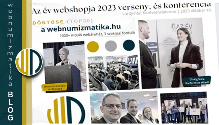 "Az Év Webshopja 2023" verseny végső döntőjéig jutottunk