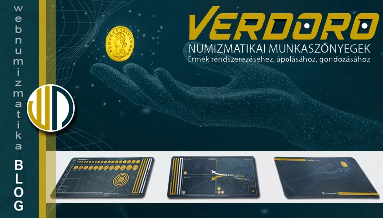 Verdoro – Az érmegondozás új szintje: három profi munkaszőnyeg numizmatikusoknak, numizmatikusoktól